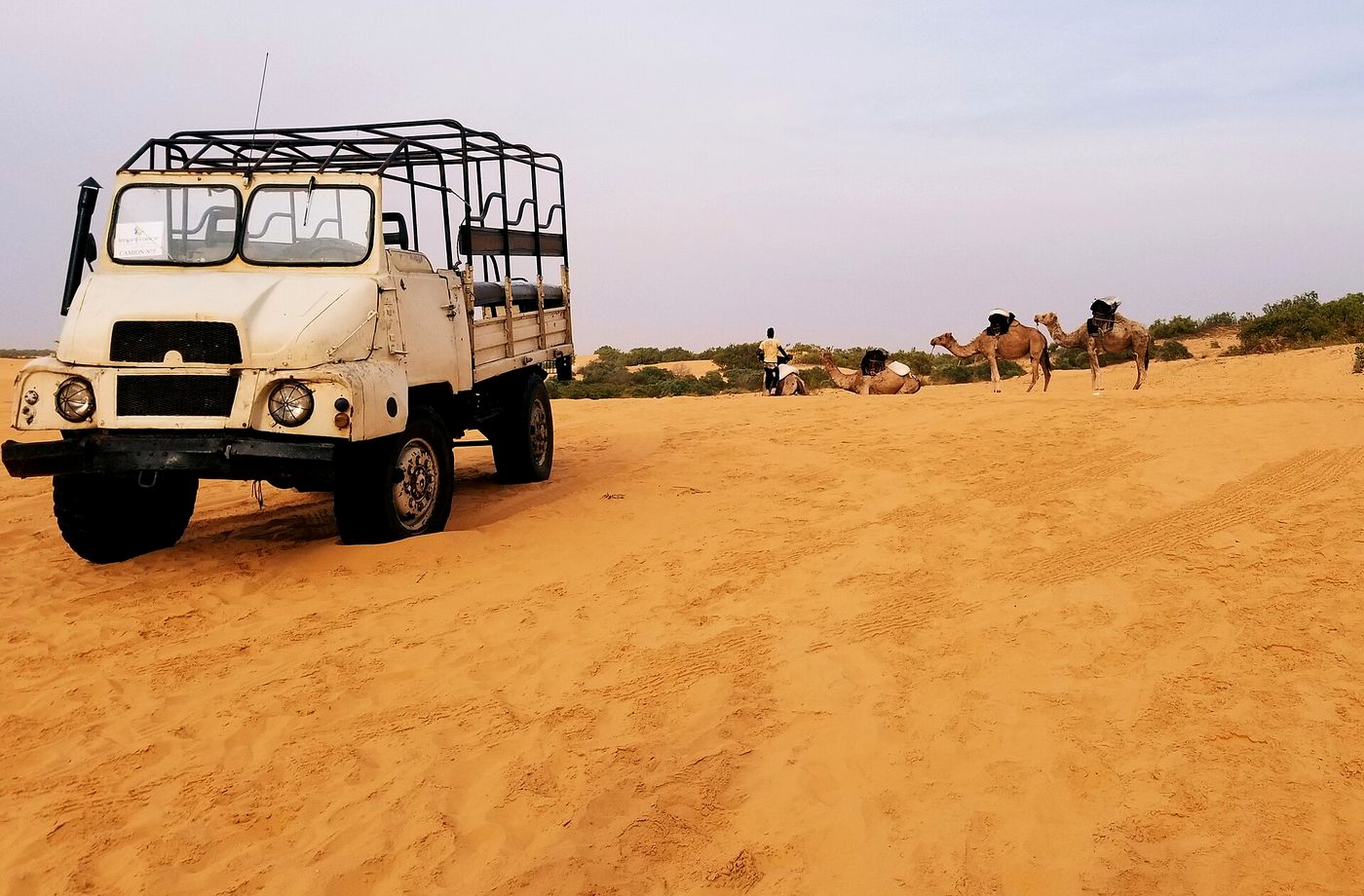 Sand dunes in the Lompoul desert, Senegal